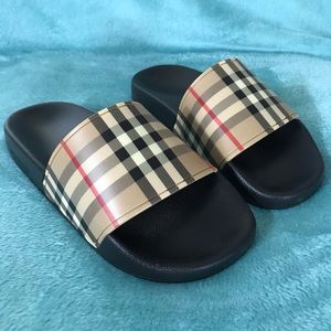 BURBERRY Furley Vintage Check Slide Sandal